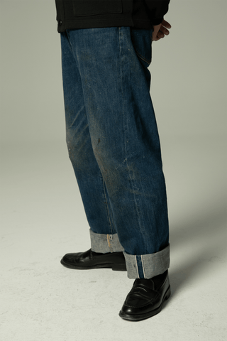 Lot. 807 1930s 14.5oz Raw Selvedge Denim - Brake House - Indigo - 9