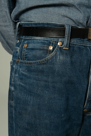 Lot. 807 1930s 14.5oz Raw Selvedge Denim - Brake House - Indigo - 11