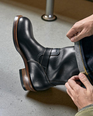 Leather Engineer Boots 3530 - Brake House - Black - 21
