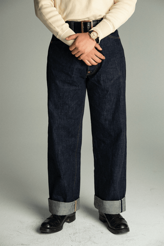 Lot. 807 1930s 14.5oz Raw Selvedge Denim - Brake House - Indigo - 3