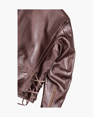 CHP Motorcycle Jacket - Tea Core Horsehide - Brake House - Black - 12