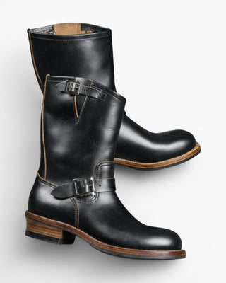 Leather Engineer Boots 3530-Brake House-Black-2
