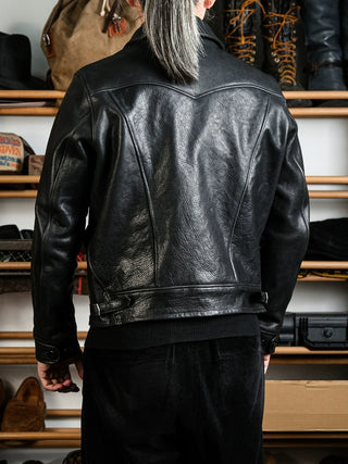 Mendoza Leather Jacket - Brake House - Black - 7