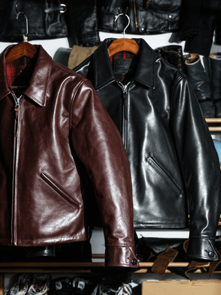 Single Sport Leather Jacket - Brake House - Seal Brown - 7