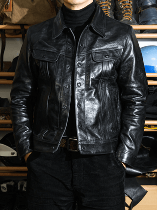 Storm Rider Leather Jacket - Brake House - Black - 3