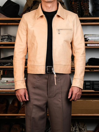 1930s Cropped Single Leather Jacket