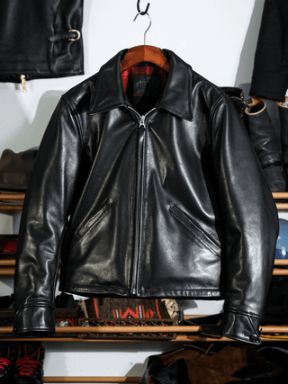 Single Sport Leather Jacket - Brake House - Seal Brown - 3