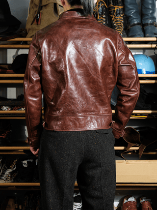 Cossack Leather Jacket - Brown - Brake House - Brown - 6