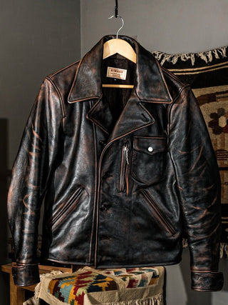 1940s California Bears Car Coat Black - Brake House - Black - 16