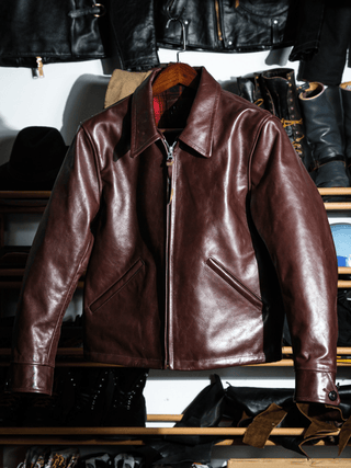 Single Sport Leather Jacket - Brake House - Seal Brown - 4