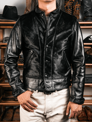 Cossack Leather Jacket - Brake House - Natural hide - 5