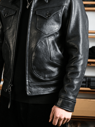 Mendoza Leather Jacket - Brake House - Natural hide - 11