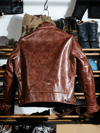 Cossack Leather Jacket - Brown - Brake House - Brown - 8