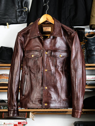 Type 3 Leather Jacket - Brake House - Brown - 4