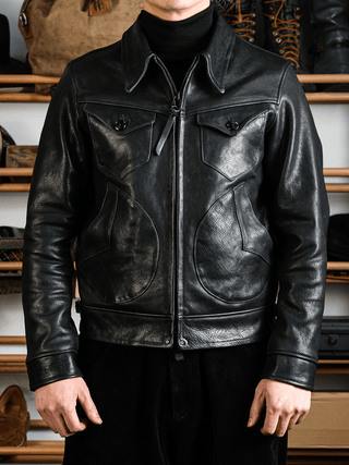 Mendoza Leather Jacket - Brake House - Natural hide - 13