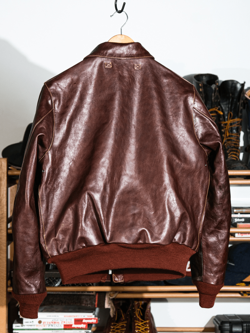A2 Seal Brown Leather Jacket | Brake House Leather Jacket