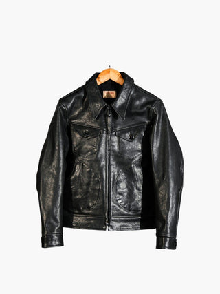 Mendoza Leather Jacket - Brake House - Black - 2