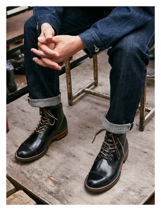 Flat Cap toe service boots 39002 - Brake House - 35 - 4