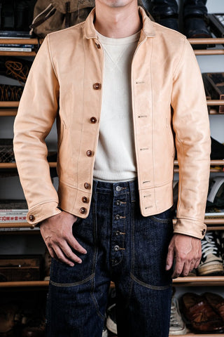 Cossack Natural Leather Jacket - Brake House - Natural hide - 3