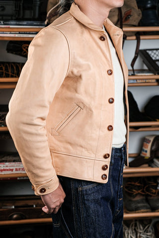 Cossack Natural Leather Jacket - Brake House - Natural hide - 5