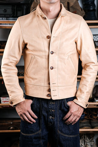 Cossack Natural Leather Jacket - Brake House - Natural hide - 4