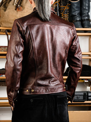 Type 3 Leather Jacket - Brake House - Brown - 14