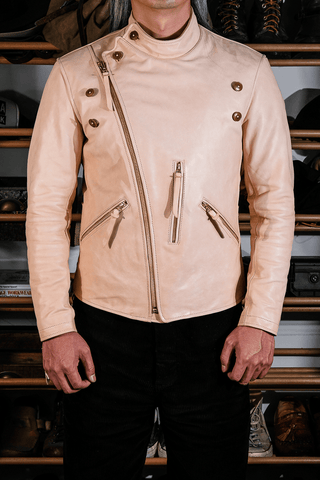 San Mateo Leather Jacket - Brake House - Natural hide - 10