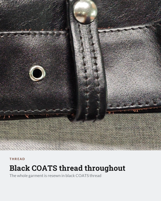 J-24 Leather Jacket With Mouton Collar (Pre-order)