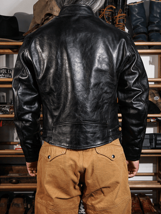 Record Breaker Motorcycle Leather Jacket (Limited eddition) - Brake House - S - 7