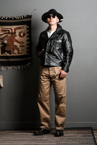 1940s California Bears Car Coat Black - Brake House - Black - 7