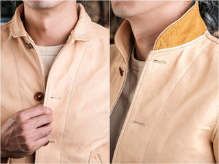 Cossack Natural Leather Jacket - Brake House - Natural hide - 25