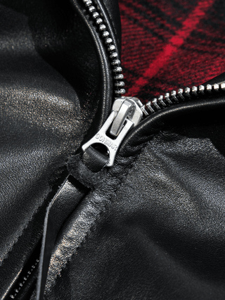 Single Sport Leather Jacket - Brake House - Seal Brown - 13