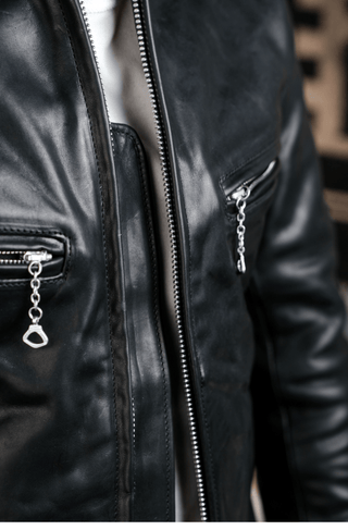 Slim J - 100 Single Rider Jacket - Brake House - Black - 11
