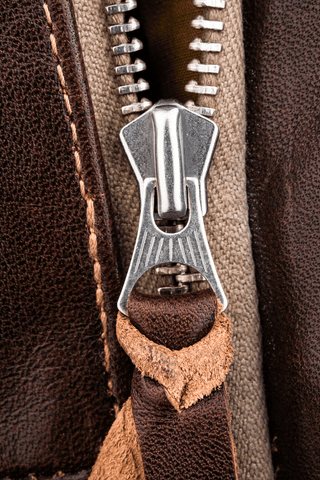 A - 2 Seal Brown Leather Jacket - Brake House - Seal Brown - 13