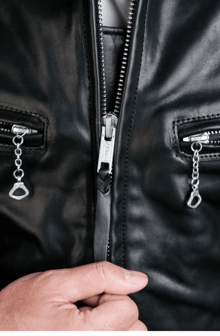 Slim J - 100 Single Rider Jacket - Brake House - Black - 12