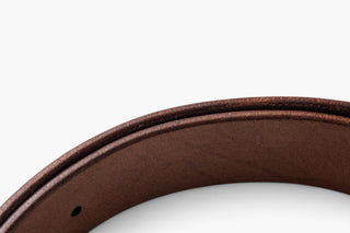Garrison Tea-core Leather Belt - Brake House - Detail - 1