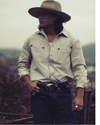 Western Style Leather Belt