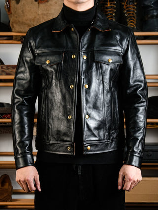 Type 3 Leather Jacket - Brake House - Brown - 7