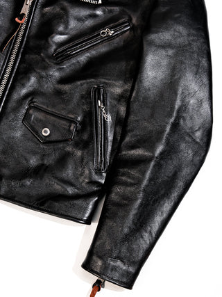 Beltless Double Rider jacket - Brake House - Black - 9
