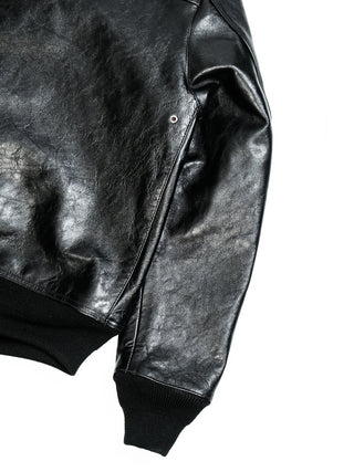 A - 1 Flight Leather Jacket - Brake House - Black - 12