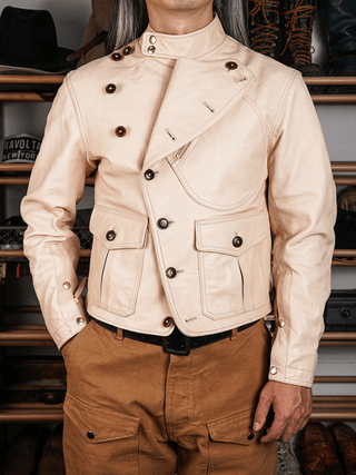 Record Breaker Motorcycle Leather Jacket (Limited eddition) - Brake House - S - 4