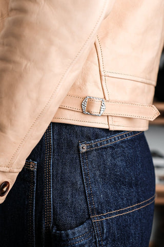 Cossack Natural Leather Jacket - Brake House - Natural hide - 7