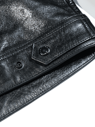 Storm Rider Leather Jacket - Brake House - Black - 17