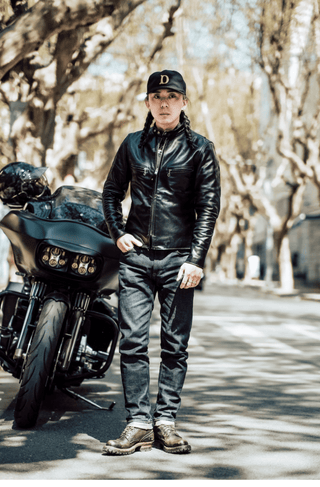 Slim J - 100 Single Rider Jacket - Brake House - Black - 16