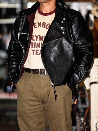 1930s LEATHER TOGS Leather Motorcycle Jacket