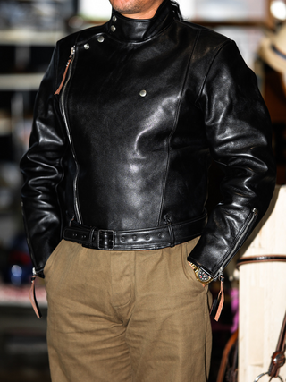 1930s LEATHER TOGS Leather Motorcycle Jacket
