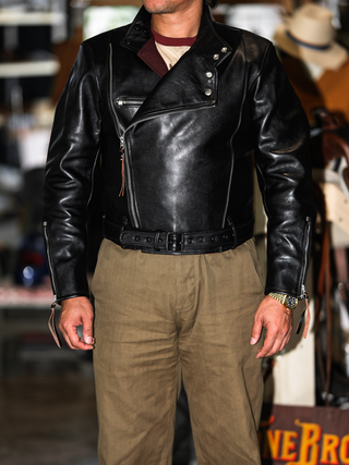 1930s LEATHER TOGS Leather Motorcycle Jacket
