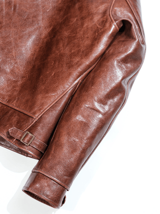 Cossack Leather Jacket - Brown - Brake House - Brown - 16