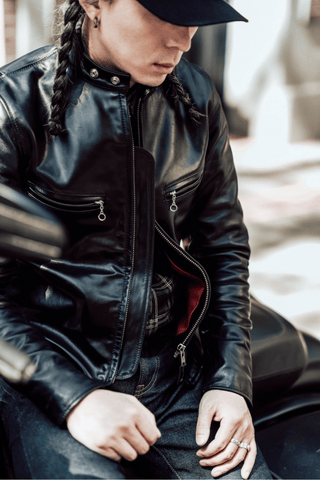 Slim J - 100 Single Rider Jacket - Brake House - Black - 17