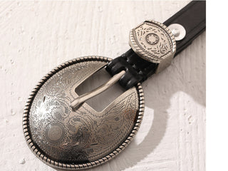 Western Style Leather Belt